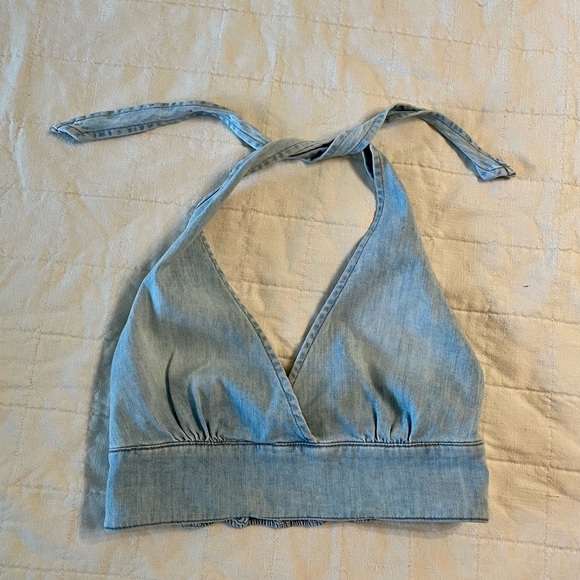 Guess Tops - 🎈 Guess Denim Halter Bralette